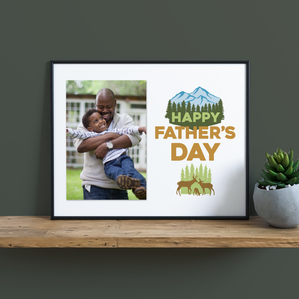 Printable Father's Day Keepsake - Happy Father's Day Deer