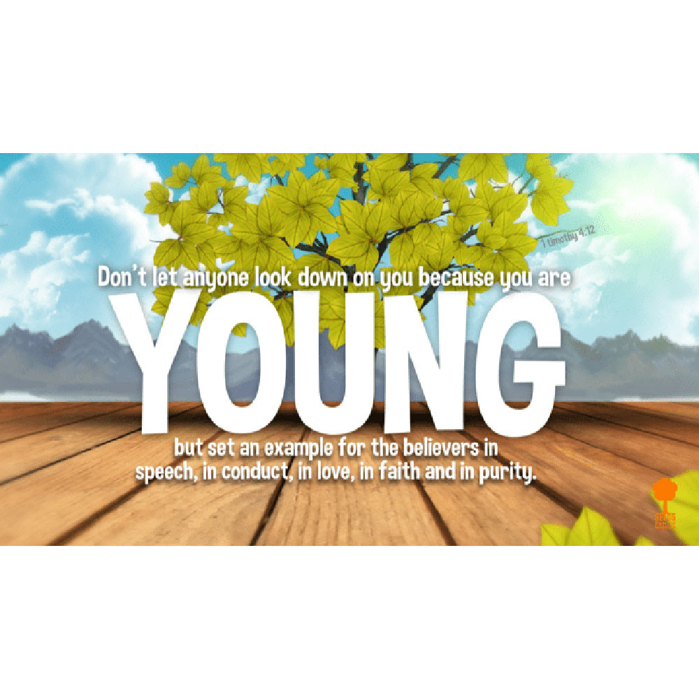 Young - 1 Timothy 4:12 - Scripture Song Video - Seeds Family Worship