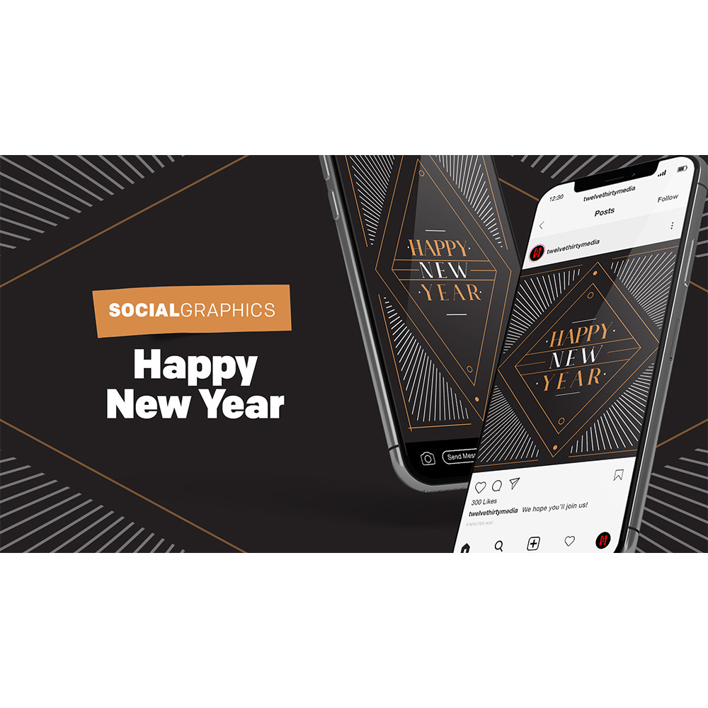Happy New Year - Social Pack - Church Media
