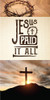 Church Banner - Easter - Jesus Paid it All