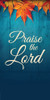 Church Banner - Fall & Thanksgiving - Praise the Lord