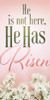 Church Banner - Easter - Pastel He Is Risen