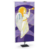 Church Banner - Christmas - Stained Glass Angel
