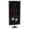 Church Banner - Black and Red Advent - We Have Joy