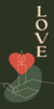 Church Banner - Christmas - Abstract Emerald Advent - Love