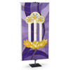 Church Banner - Christmas - Stained Glass Candles