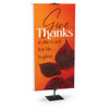 Church Banner - Burgundy Orange Fall - Give Thanks