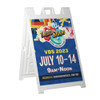 Deluxe A-Frame Sandwich Board Street Signs (24"x36") - Twists & Turns VBS - AFTNT008