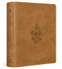 ESV Journaling Study Bible - TruTone over Board, Nubuck Caramel (Case of 10)