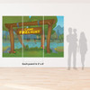 Decorating Mural (3 panels to tile 6' x 9') - Camp Firelight VBS 2024 by Cokesbury