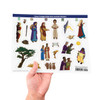 Bible Story Activity Stickers - Pack of 6 - Camp Firelight VBS 2024 by Cokesbury