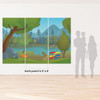 Decorating Mural Extension (6 panels to tile 6' x 18') - Camp Firelight VBS 2024 by Cokesbury