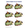 Iron-On Transfers - Pack of 12 - Camp Firelight VBS 2024 by Cokesbury