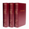 KJV Pew Bible LARGE PRINT (Hardcover, Burgundy - Case of 12)