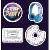 Vinyl Sticker Set - Start the Party VBS 2024 by Orange