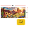 Colorful Canyon Fabric Wall Hanging - Set of 3 panels - 18' x 8' - Monumental VBS 2022 by Group