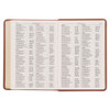 KJV Compact Large Print Lux-Leather Tan