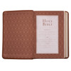 KJV Compact Large Print Lux-Leather Tan