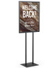 Poster Signs - Welcome Back Wood Style - 22" x 28"