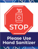 Poster Signs - Please Use Hand Sanitizer - 22" x 28"