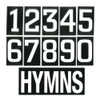 Wall Mount Hymn Board - Extra Set of Numerals