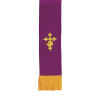 Reversible Bookmark - Purple/Green - Cross/IHS