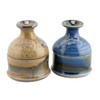 Ash Pyxis Blue - Handcrafted Stoneware