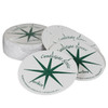 Green Star Paper Drip Protector Pack of 1000 for Candlelight Service, Church Vigil
