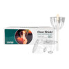 Candlelight Service Set - 6.5" Candles & Clear Plastic Shields (Set of 1,000)