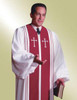 Men's Clergy Robe Bishop S10 - White Wonder Crepe