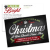 Customizable Christmas Postcards - Comfort and Joy