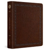 ESV Journaling Bible (Bonded Leather, Mocha, Threshold Design) - Case of 10