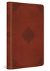ESV Large Print Value Thinline Bible (TruTone, Tan, Ornament Design) - Case of 16