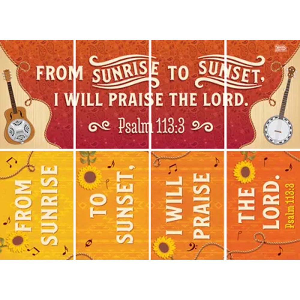 Theme Verse Banner - Scene Setter - Two-sided for Vertical/Horizontal ...