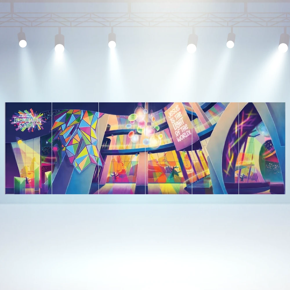 Super Duper Sized Backdrop (18 ft. x 6 ft.) - Main Stage - Coated Paper ...