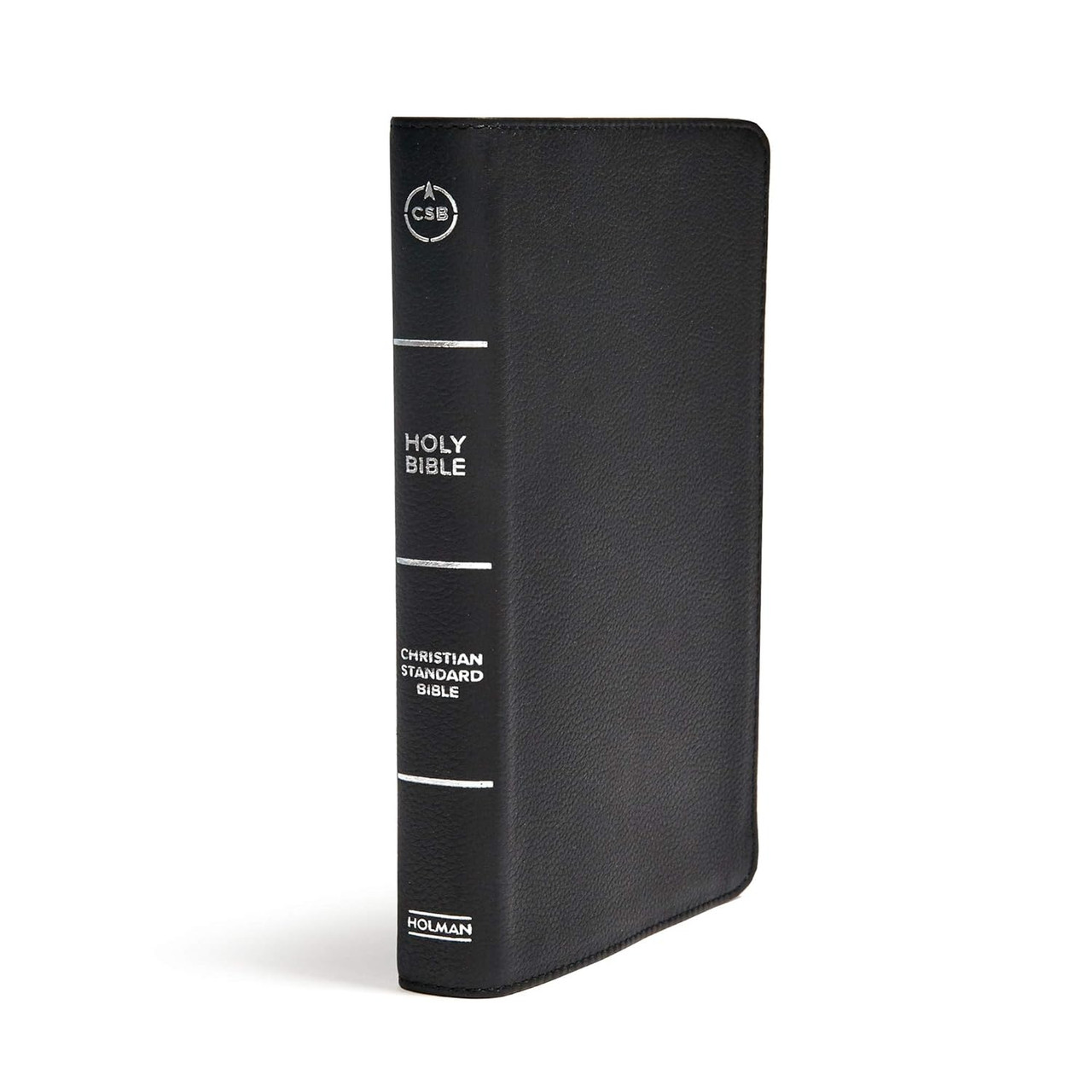 CSB Ultrathin Reference Bible, Indexed (Genuine Leather, Black 