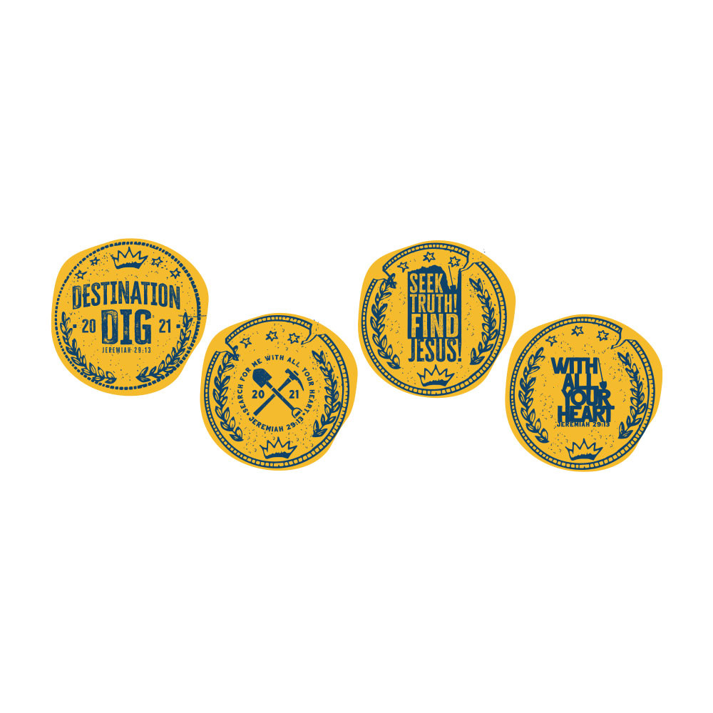 Floor Prints Destination Dig VBS 2021 by LifeWay