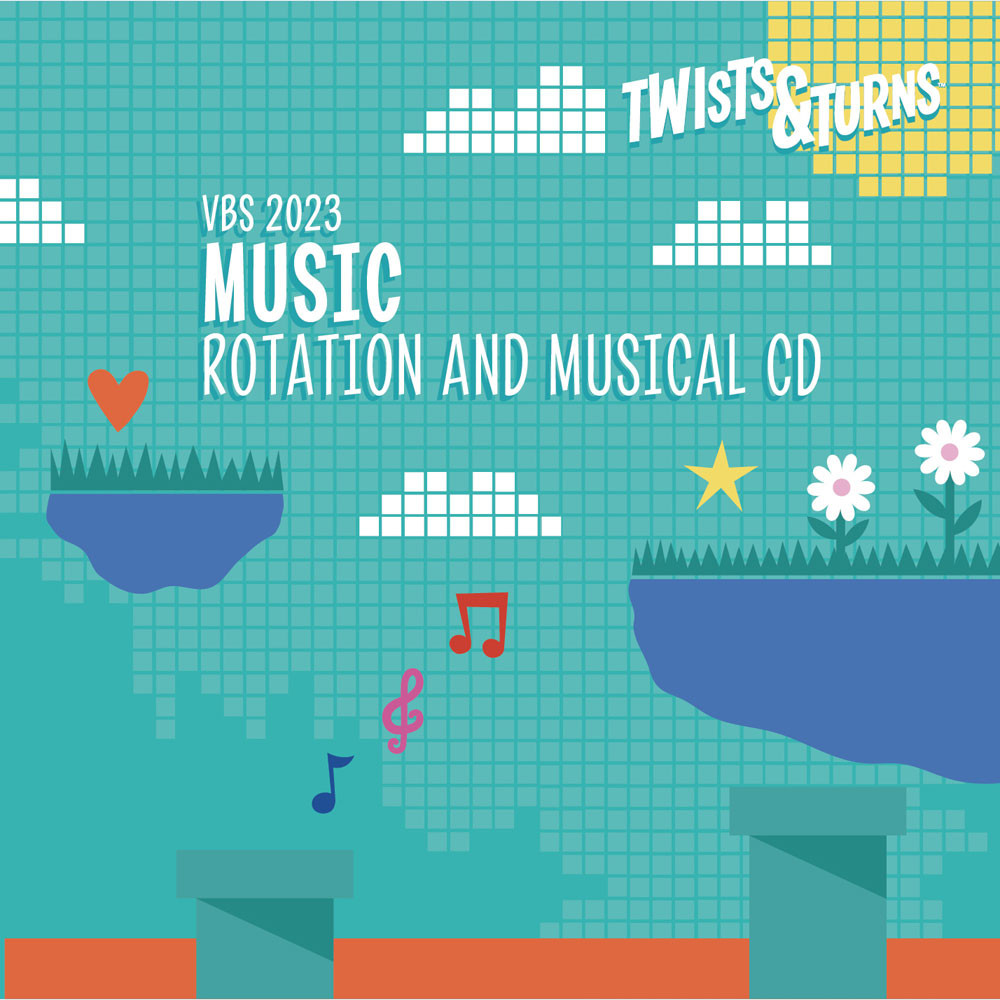 Music Rotation And Musical CD - Twists & Turns VBS 2023 by Lifeway