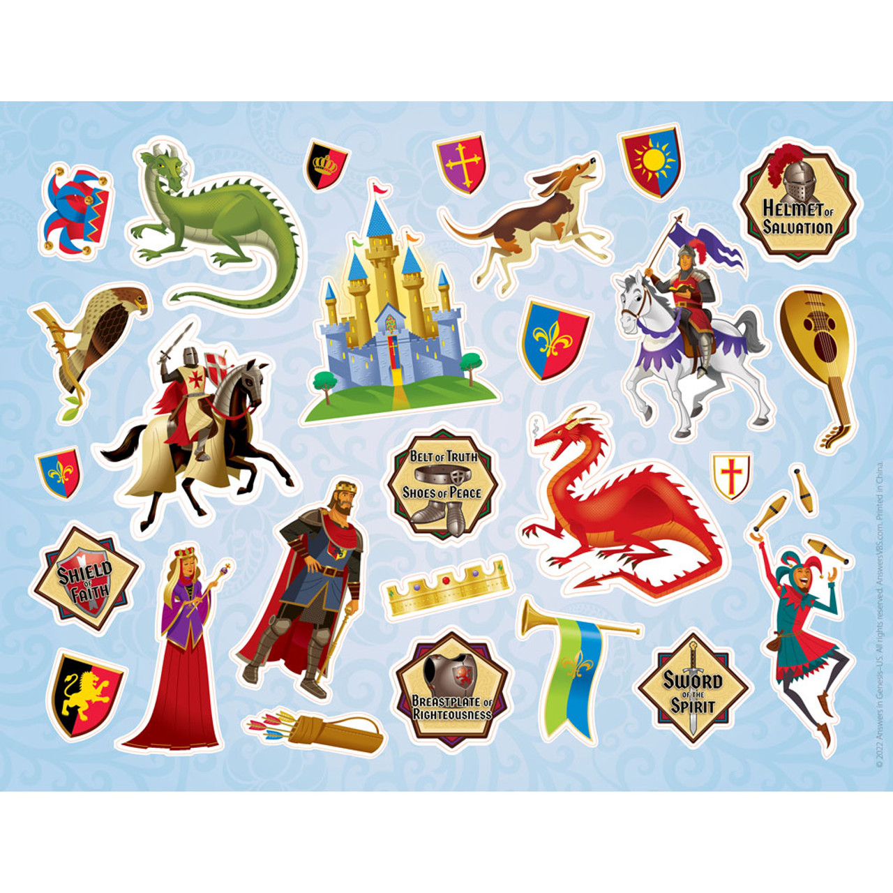 Kids Crafts Foam Stickers You pick- Trains, Castle, Party Favors or more