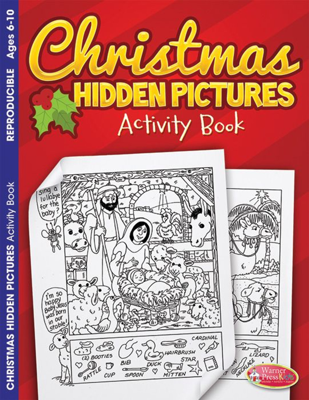 Animals coloring books for kids ages 2-4: Christmas Book Coloring