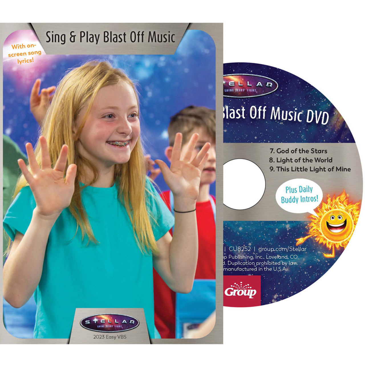 Sing & Play Blast Off Music DVD - Stellar VBS 2023 by Group