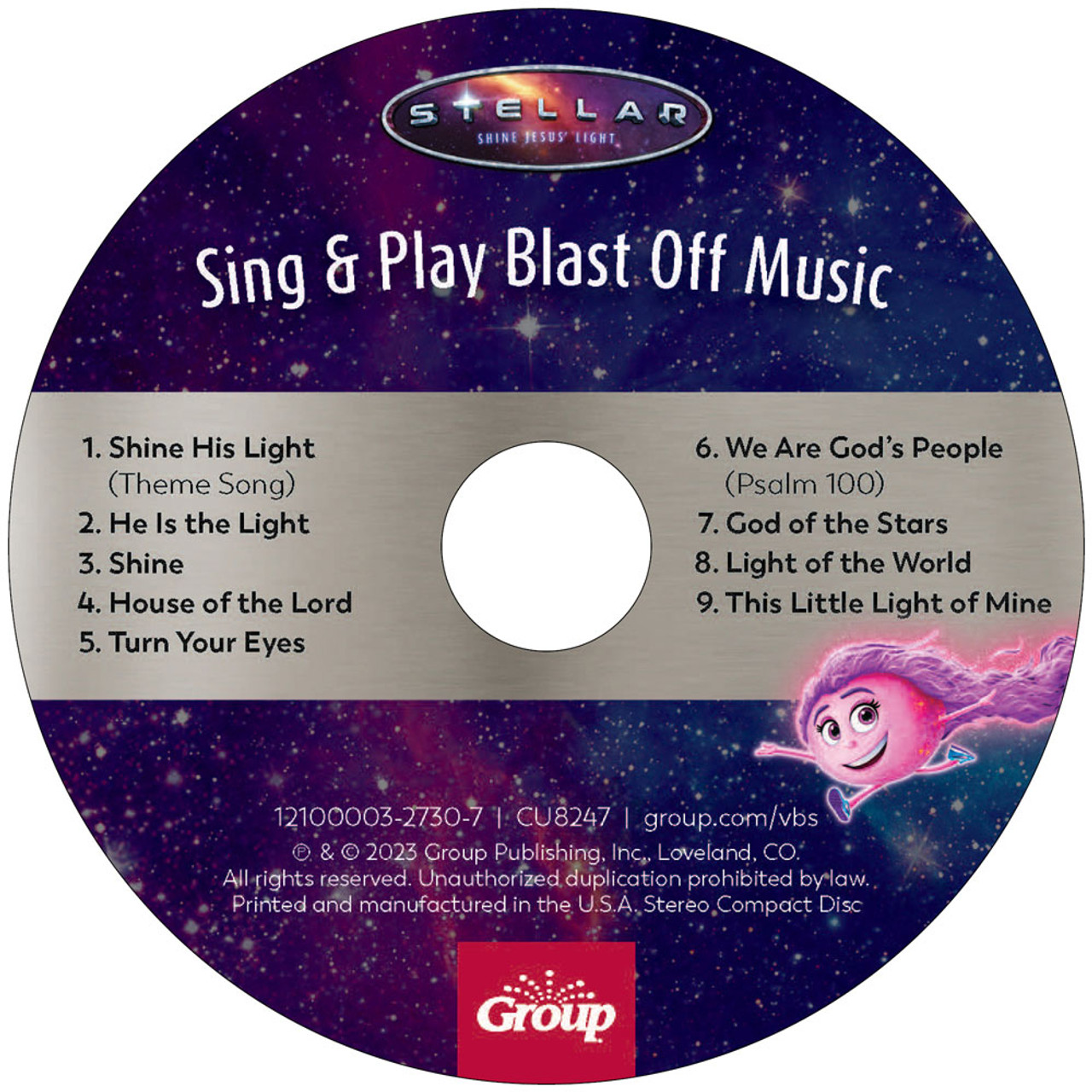 Sing & Play Blast Off Music Participant CD - Stellar VBS 2023 by Group