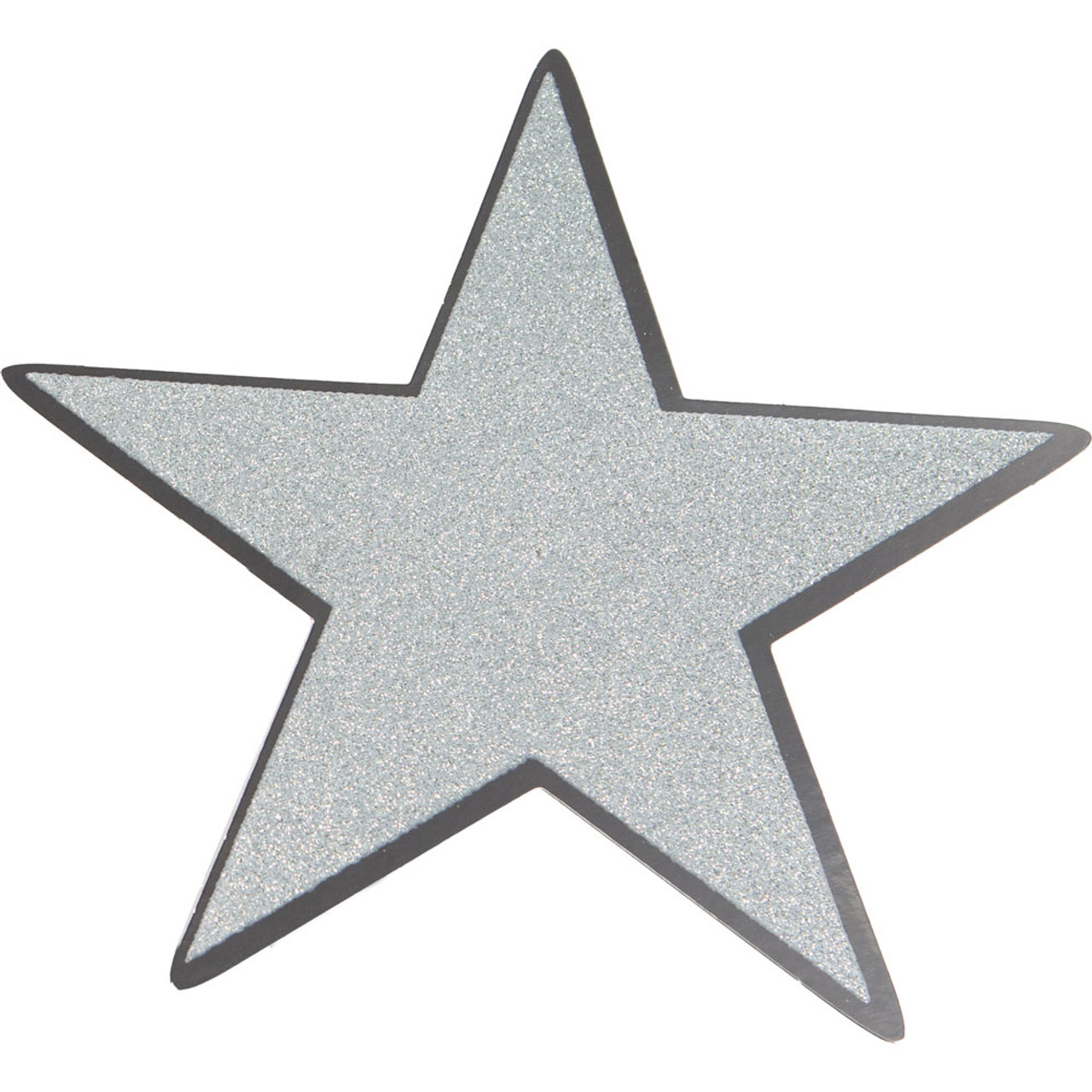 Glitter Stars - Silver - Pack of 6 - 5 - 12 - Stellar VBS 2023 by Group