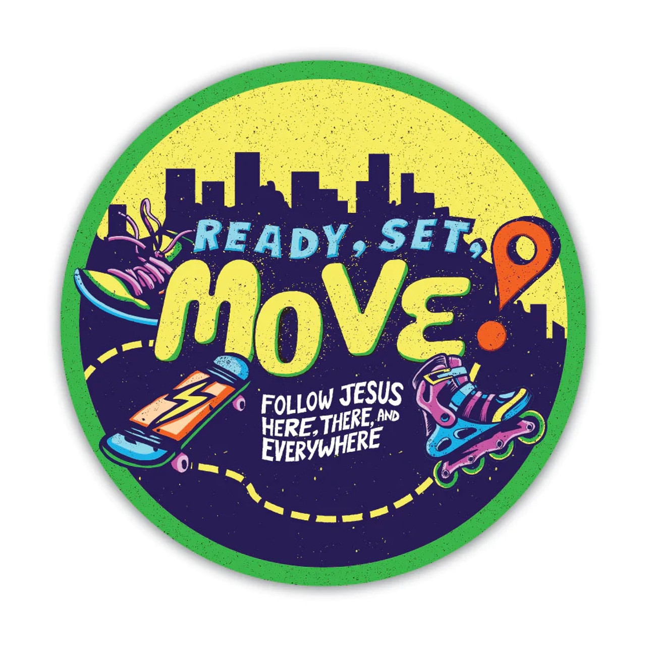 Giant Floor Clings Ready, Set, Move VBS 2023 by Orange Giant Floor Clings Ready, Set, Move VBS 2023 by Orange