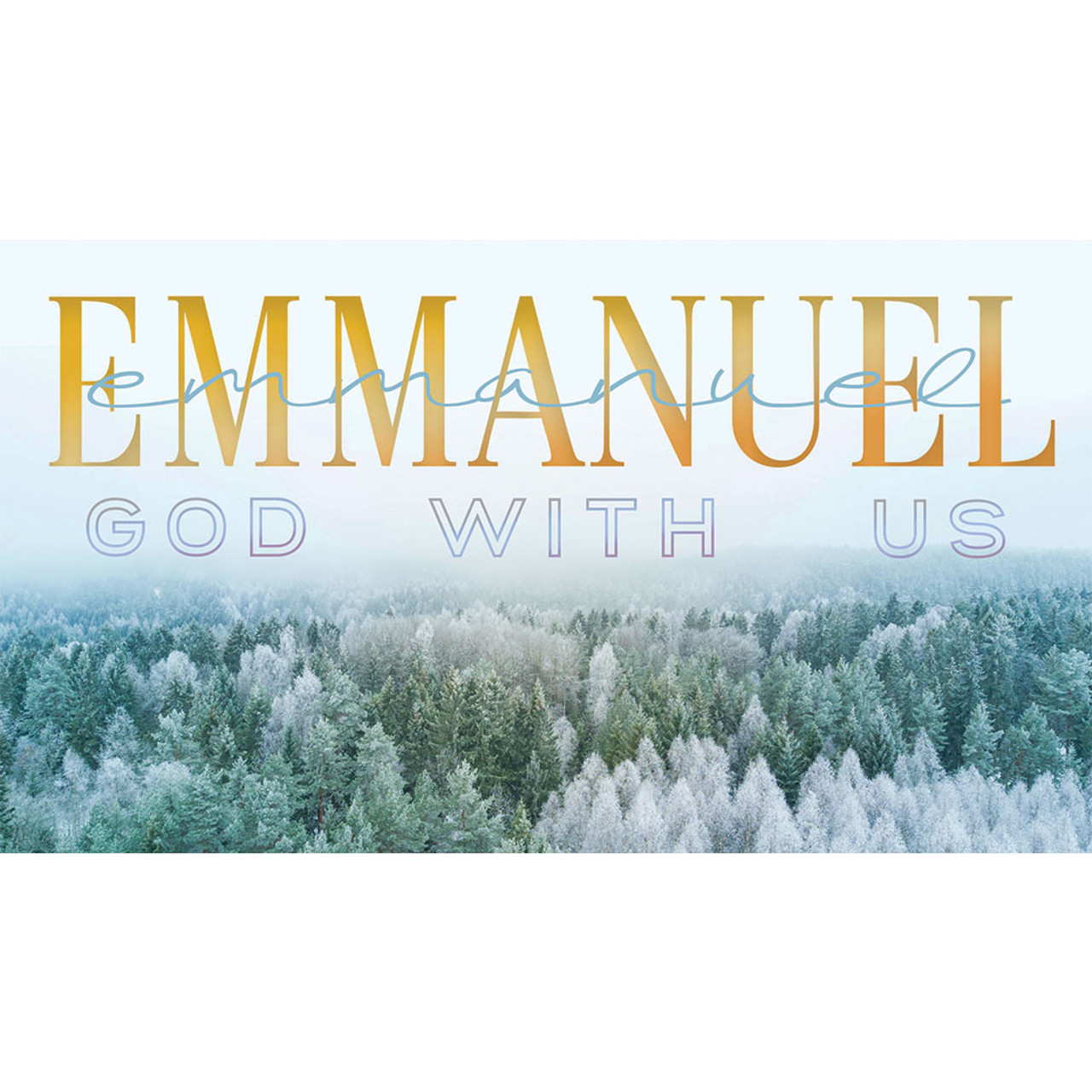 Medium Gift Bag - Emmanuel, God with US (Christmas)