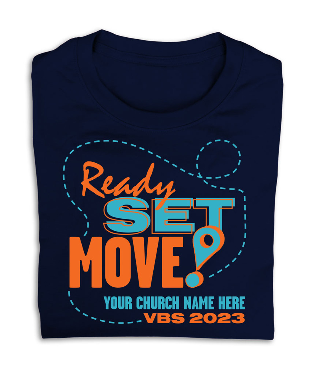 Custom VBS T-Shirts - Ready, Set, Move VBS - VRSM040