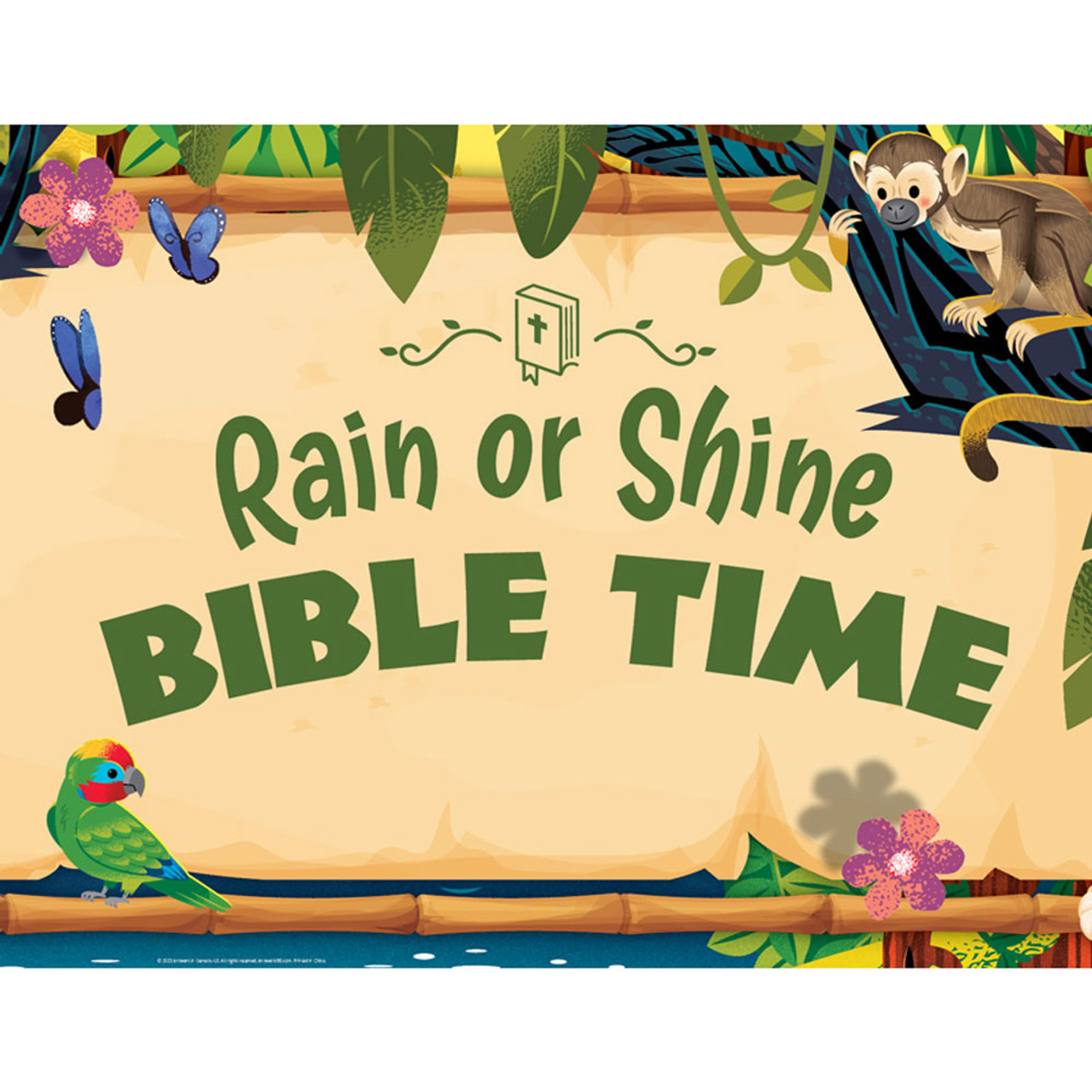 Bible Lesson Time Sign Jungle Journey Answers VBS 2024 Concordia Supply