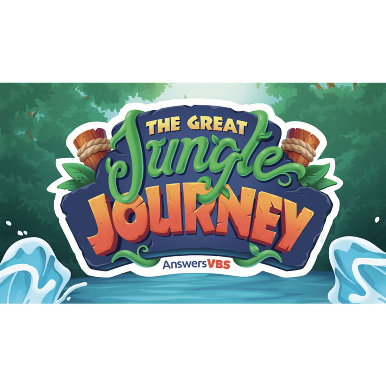 Promo Cards (Pack of 100) Jungle Journey Answers VBS 2024 Concordia