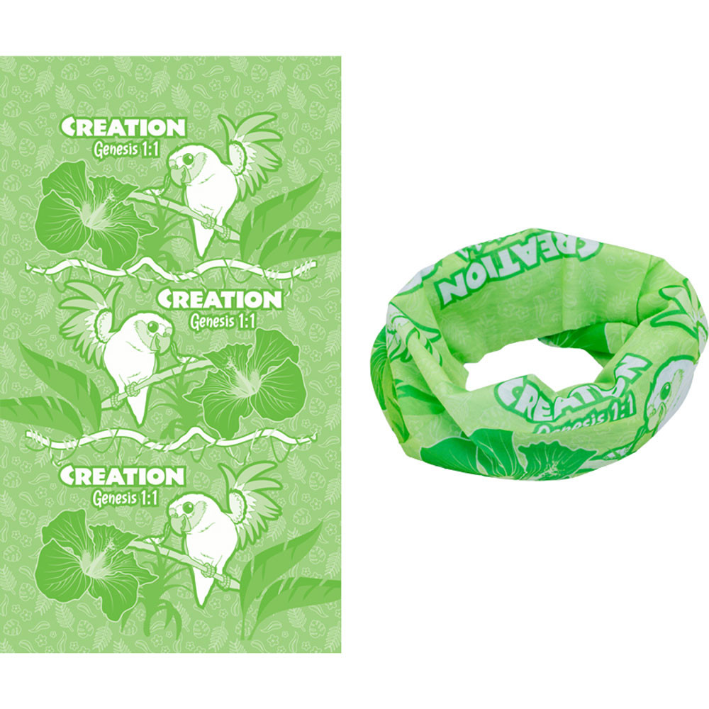 Tubular Bandana - Green (Pack of 10) - Jungle Journey Answers VBS