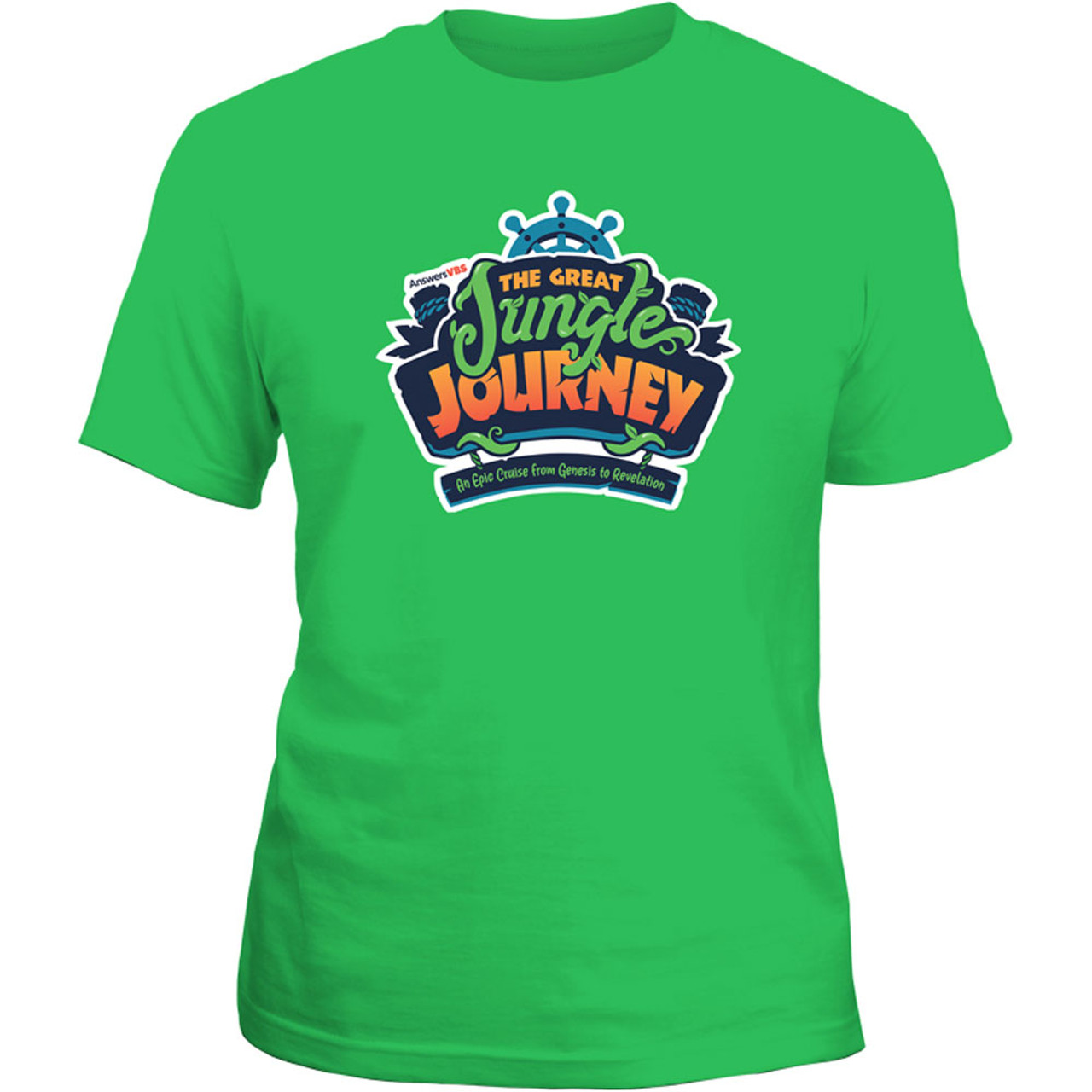 Green Everyone T-shirt A-M - Jungle Journey Answers VBS 2024